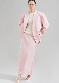 The Frankie Shop Demi Pencil Skirt Pink Discount