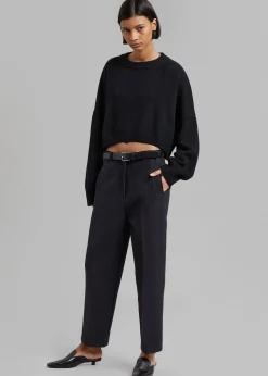 The Frankie Shop Dira Trousers Black