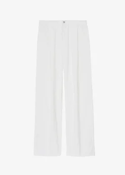 The Frankie Shop Drew Denim Pants White Discount