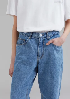 The Frankie Shop Dublin Jeans Blue Denim Outlet