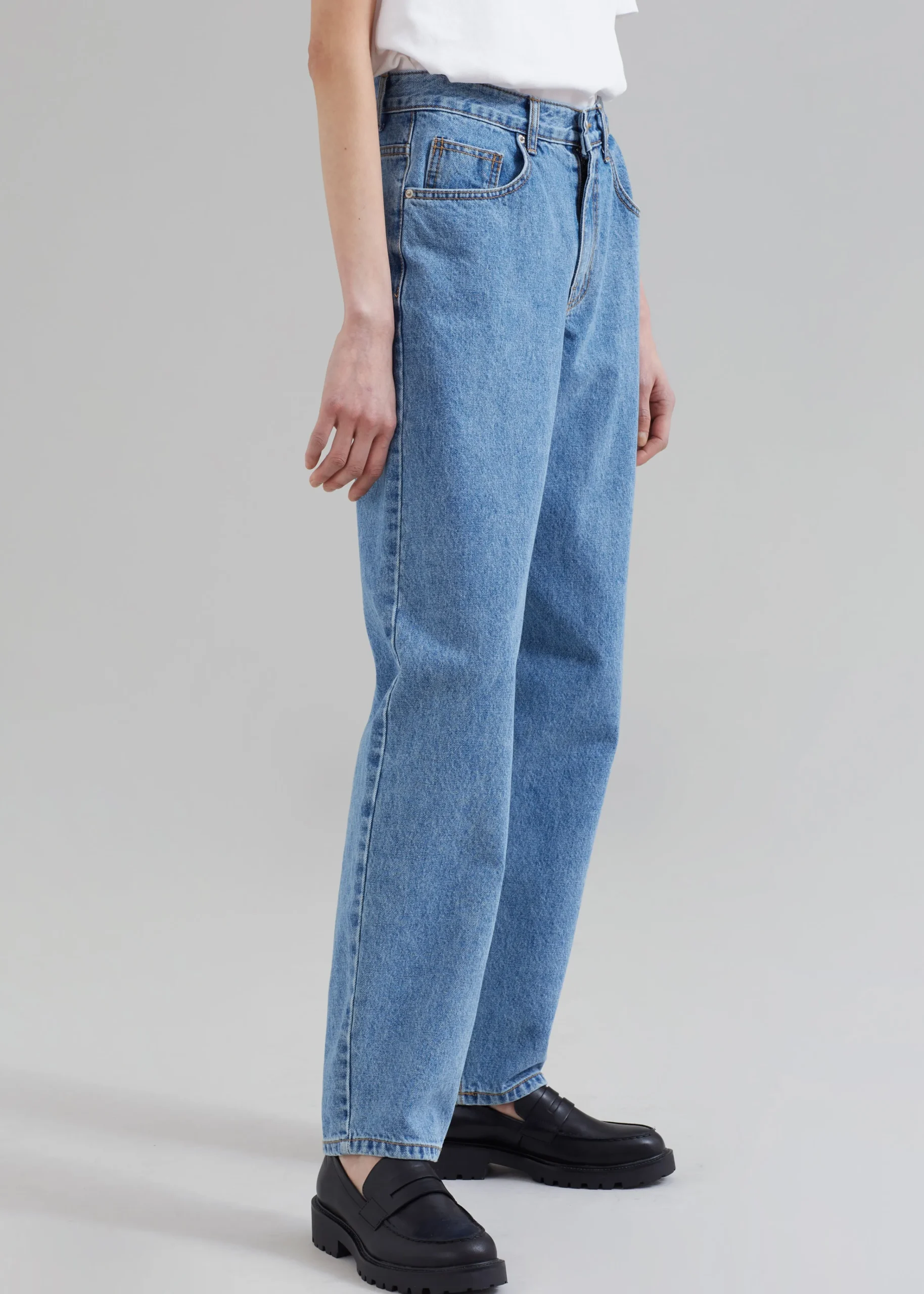 The Frankie Shop Dublin Jeans Blue Denim Outlet