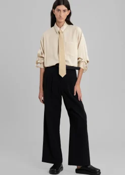 The Frankie Shop Eevi Wide Pants Black Sale