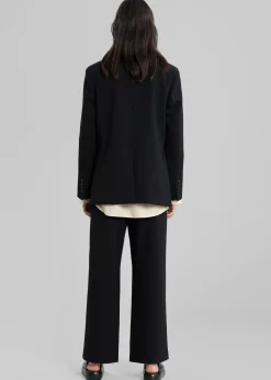The Frankie Shop Eevi Wide Pants Black Sale