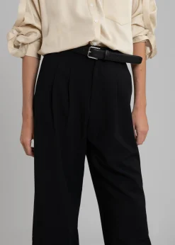 The Frankie Shop Eevi Wide Pants Black Sale