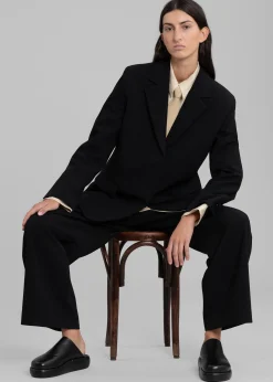 The Frankie Shop Eevi Wide Pants Black Sale