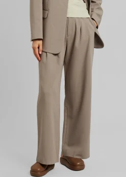 The Frankie Shop Eevi Wide Pants Taupe