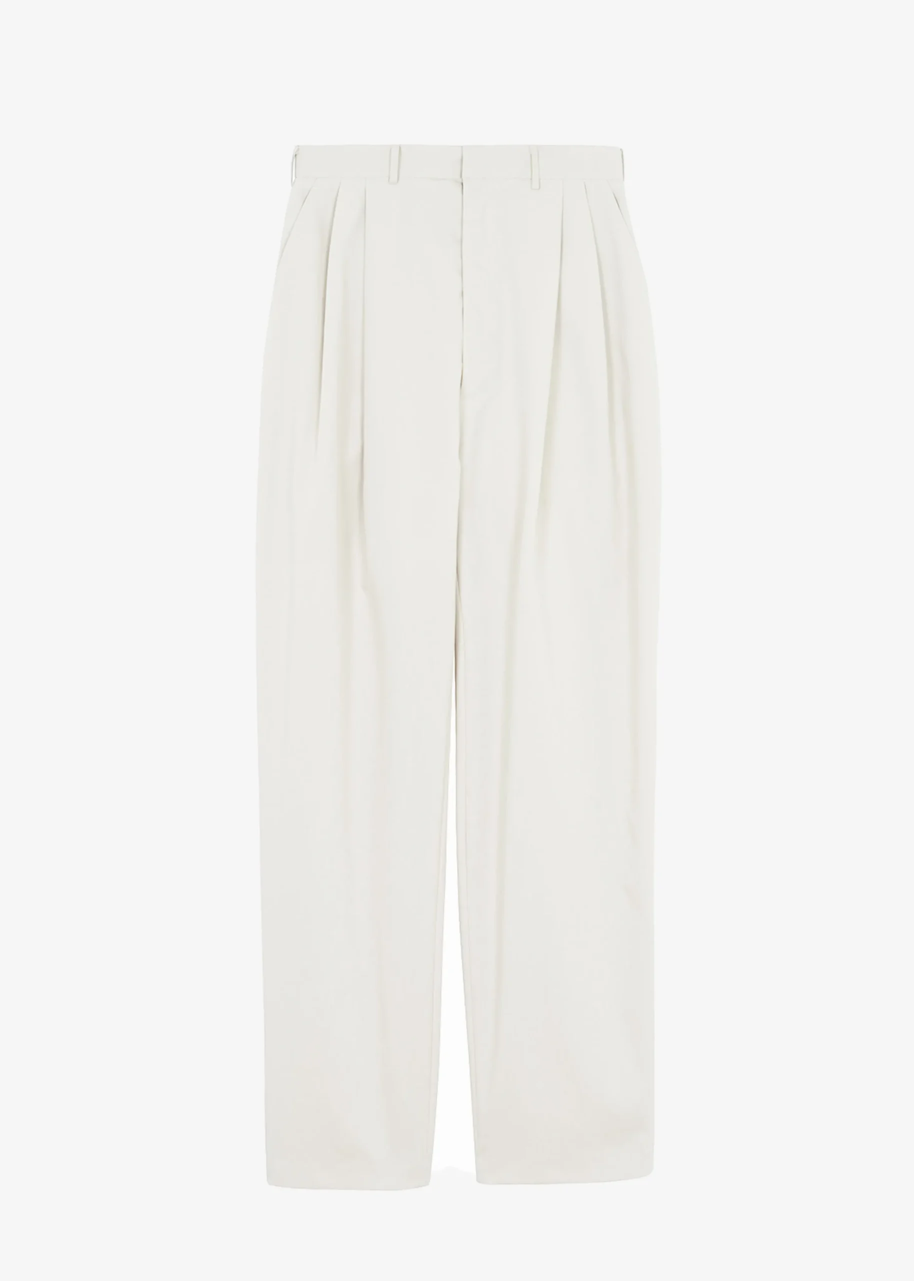 The Frankie Shop Effie Pleated Pants Beige