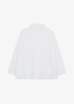 The Frankie Shop Elara Oversized Shirt Optic White Best