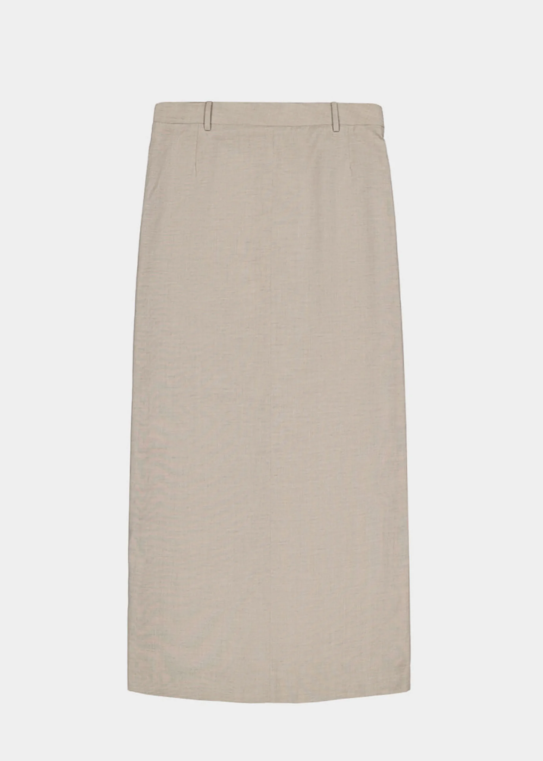 The Frankie Shop Eli Pencil Skirt Taupe Melange Clearance