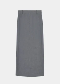 The Frankie Shop Eli Pencil Skirt Charcoal Hot