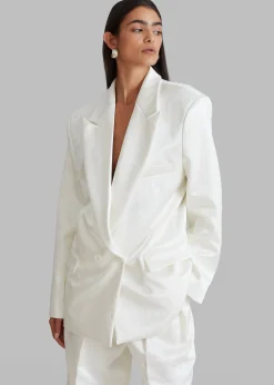 The Frankie Shop Elvira Blazer Ivory Hot
