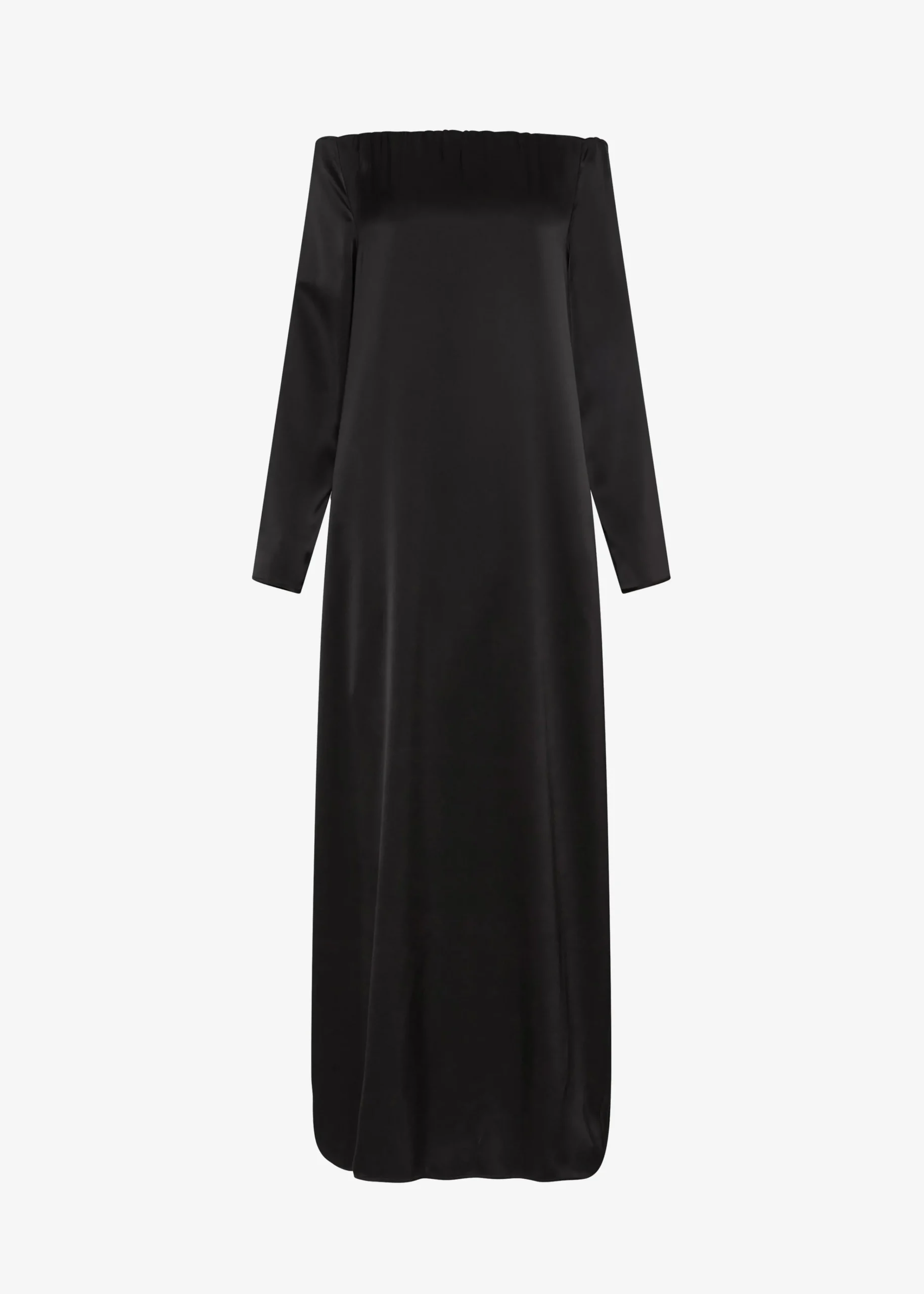 The Frankie Shop Esse Studios Off Shoulder Column Dress Black Clearance
