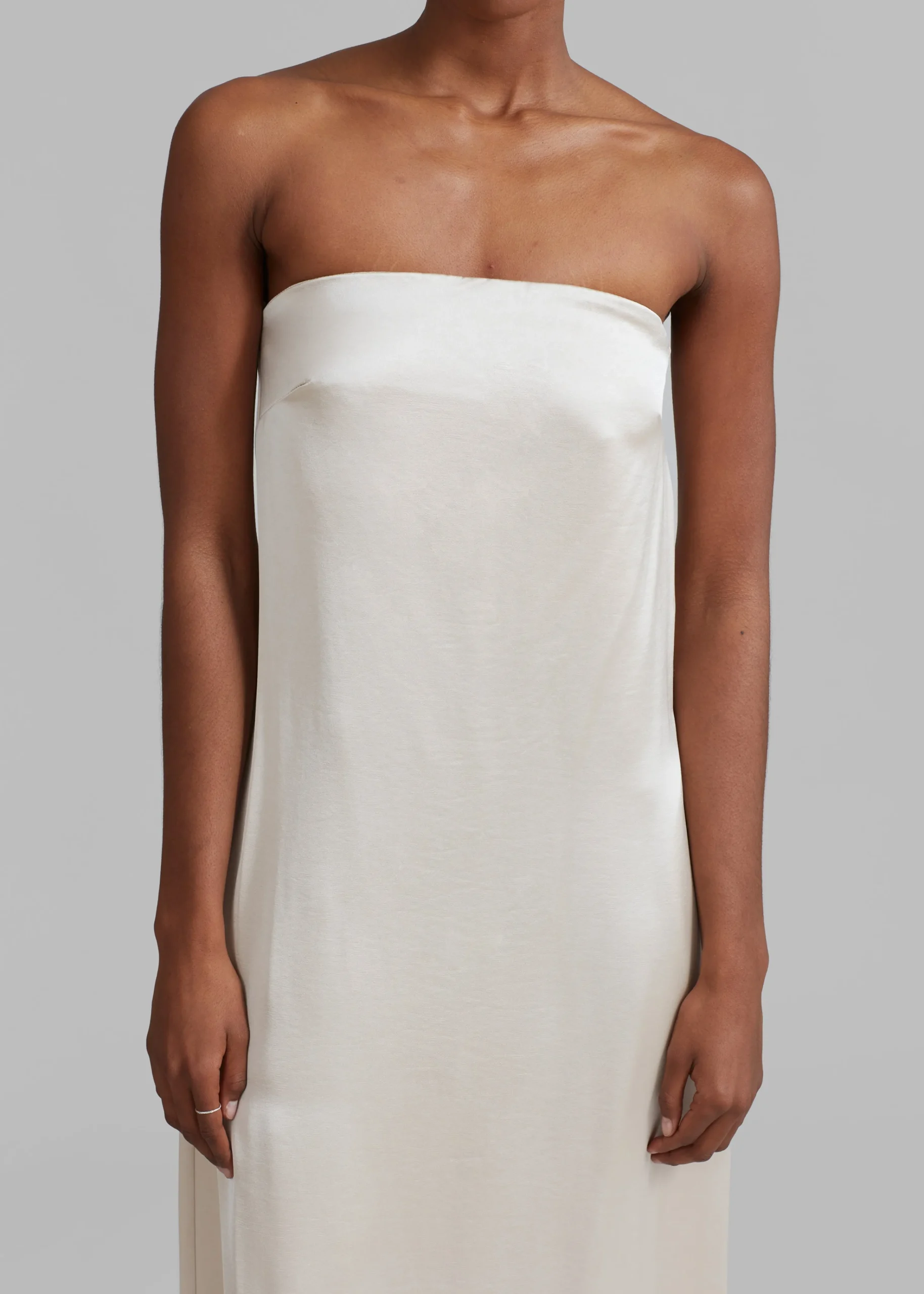 The Frankie Shop Esse Studios Opia Column Dress Champagne Clearance