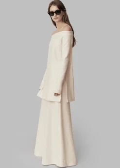 The Frankie Shop Esse Studios Pila Off-Shoulder Top Crema Online