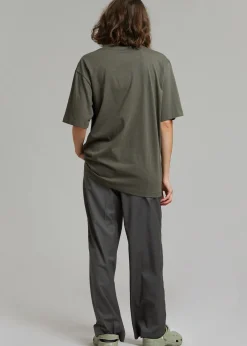 The Frankie Shop Evora Tee Olive Clearance