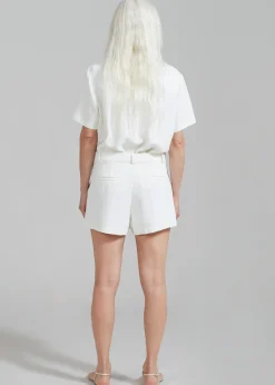The Frankie Shop Faith Romper White Best
