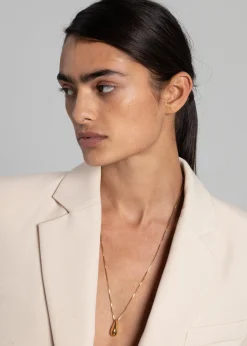 The Frankie Shop Fay Andrada Nena Pendant Necklace Gold Hot