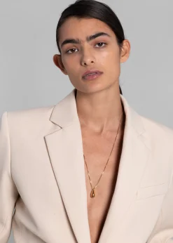 The Frankie Shop Fay Andrada Nena Pendant Necklace Gold Hot