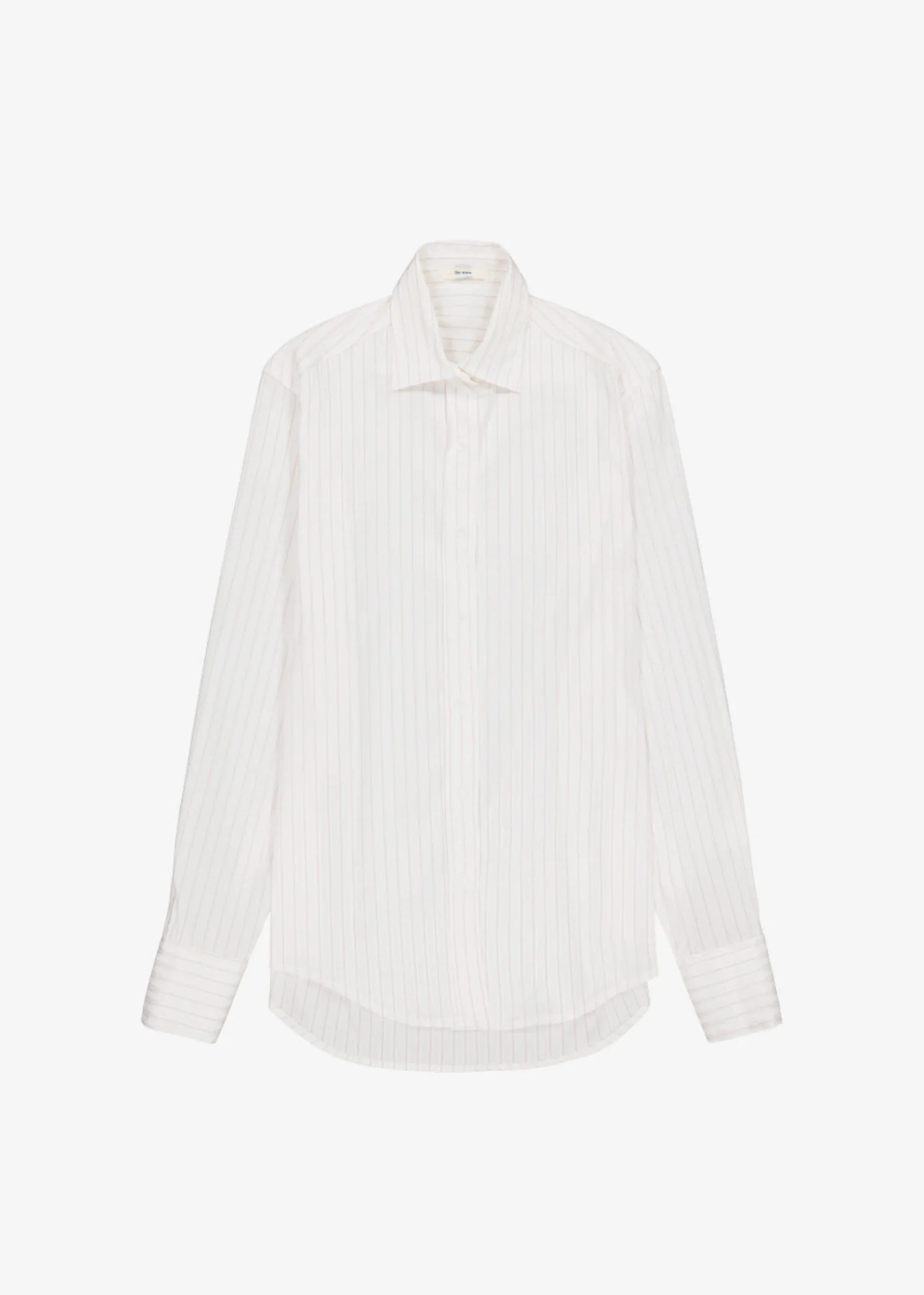 The Frankie Shop Flor Silky Shirt Pink Stripe Clearance