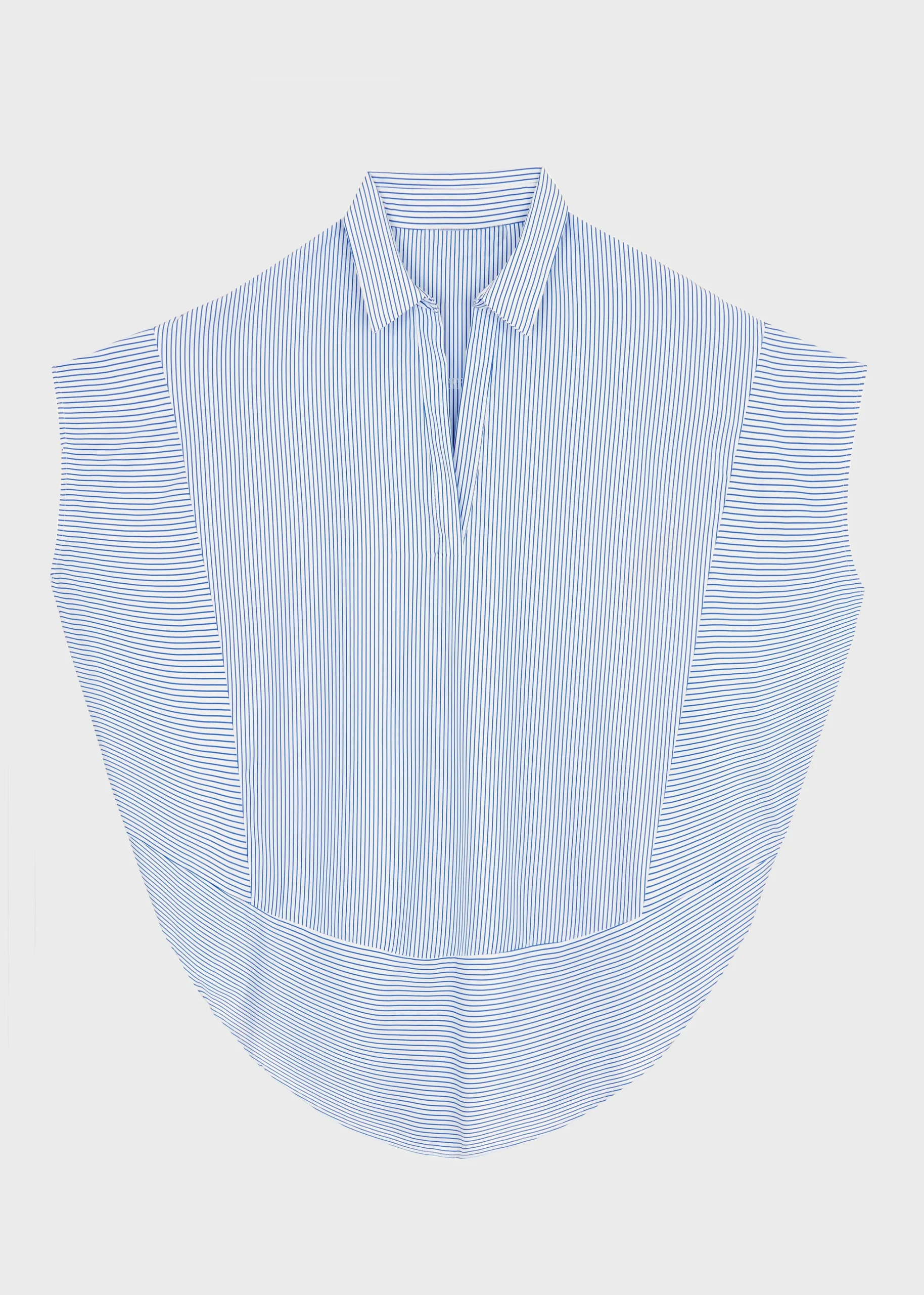 The Frankie Shop Flora Dolman Shirt Blue Stripe Hot