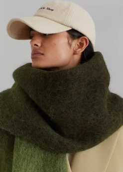 The Frankie Shop Frankie Boiled Wool Baseball Cap Beige