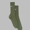 The Frankie Shop Frankie In English Ribbed Socks Thyme Best