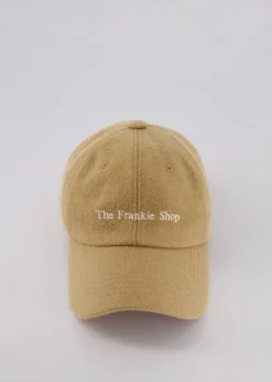 The Frankie Shop Frankie Wool Baseball Cap Caramel Hot