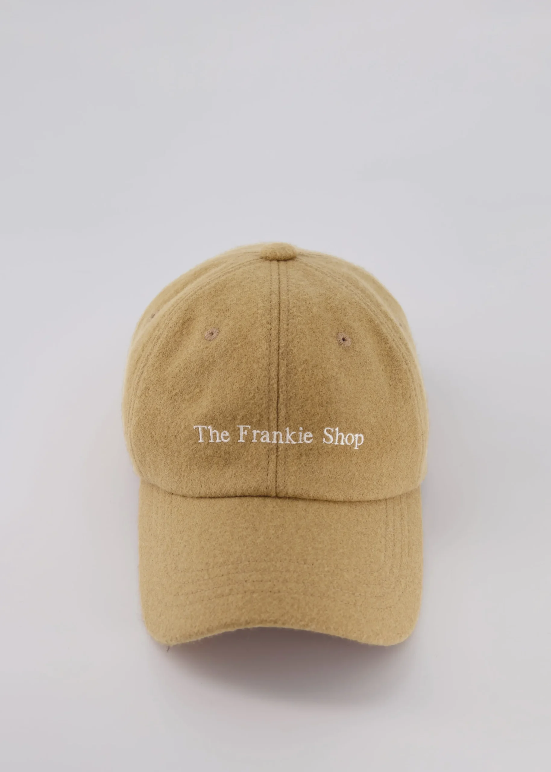 The Frankie Shop Frankie Wool Baseball Cap Caramel Hot