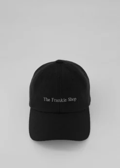 The Frankie Shop Frankie Wool Baseball Cap Black Online