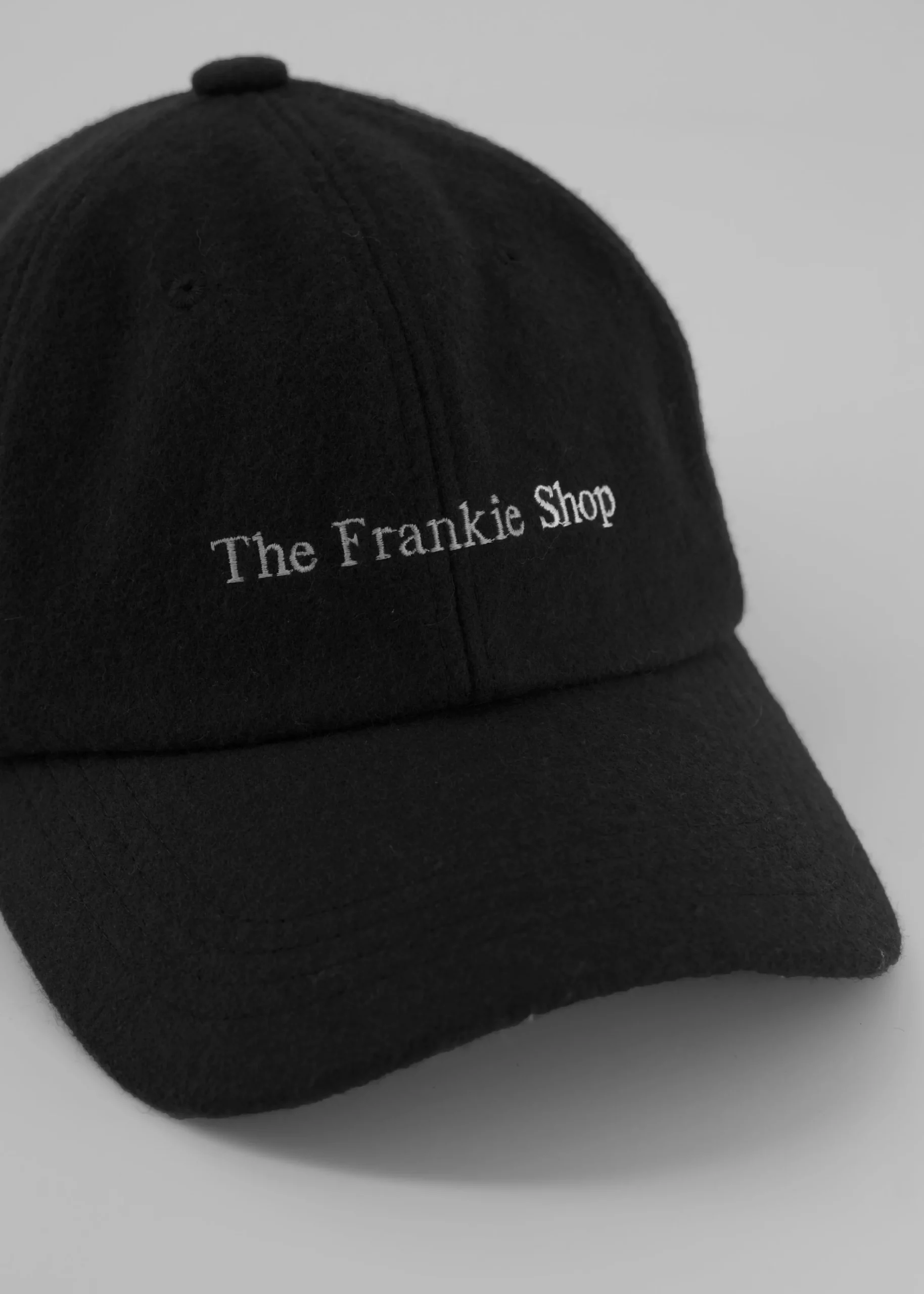 The Frankie Shop Frankie Wool Baseball Cap Black Online
