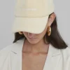 The Frankie Shop Frankie Wool Baseball Cap Pale Yellow Outlet