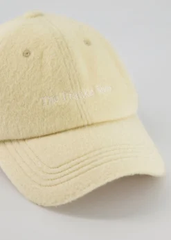 The Frankie Shop Frankie Wool Baseball Cap Pale Yellow Outlet