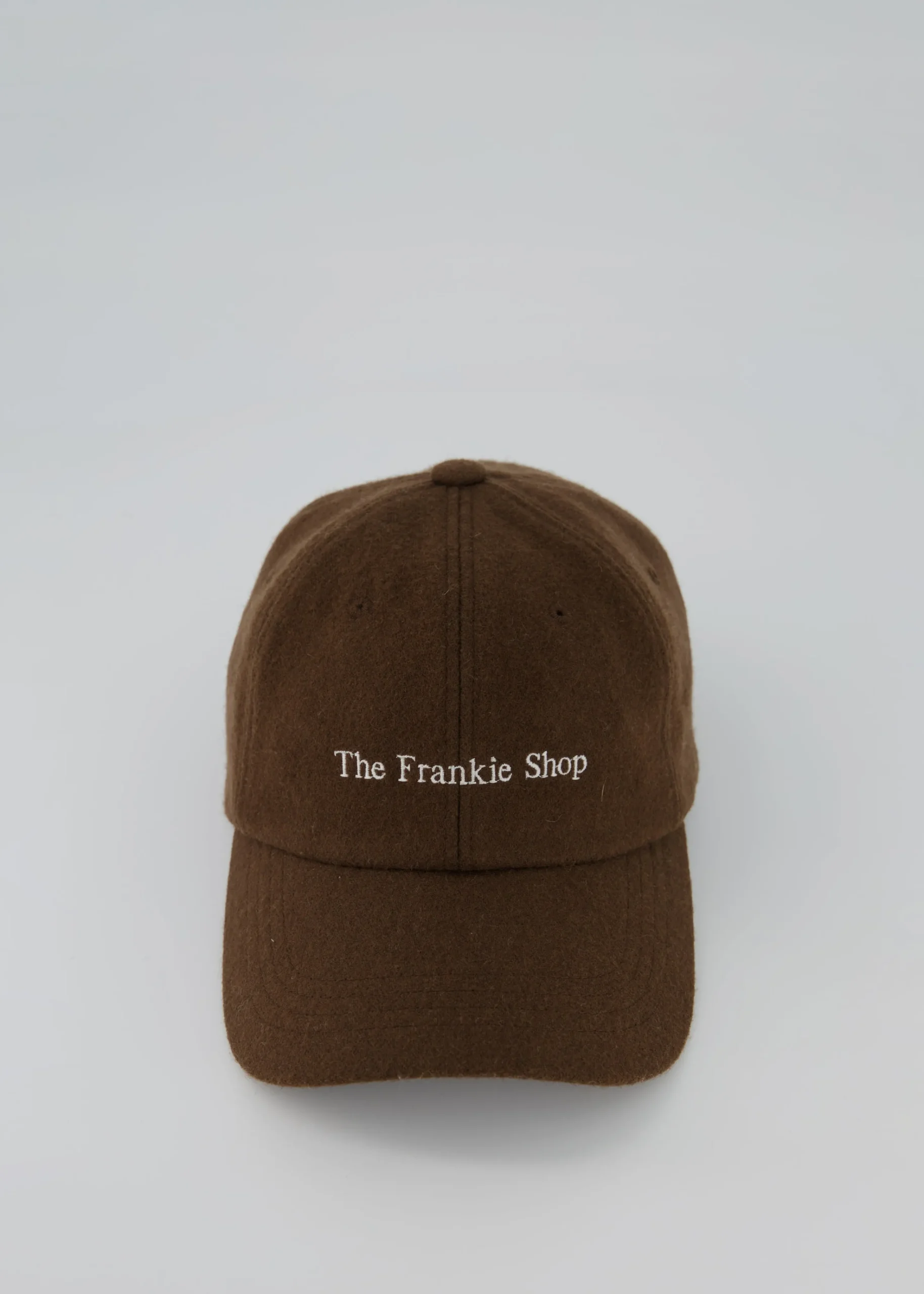 The Frankie Shop Frankie Wool Baseball Cap Chocolate Outlet