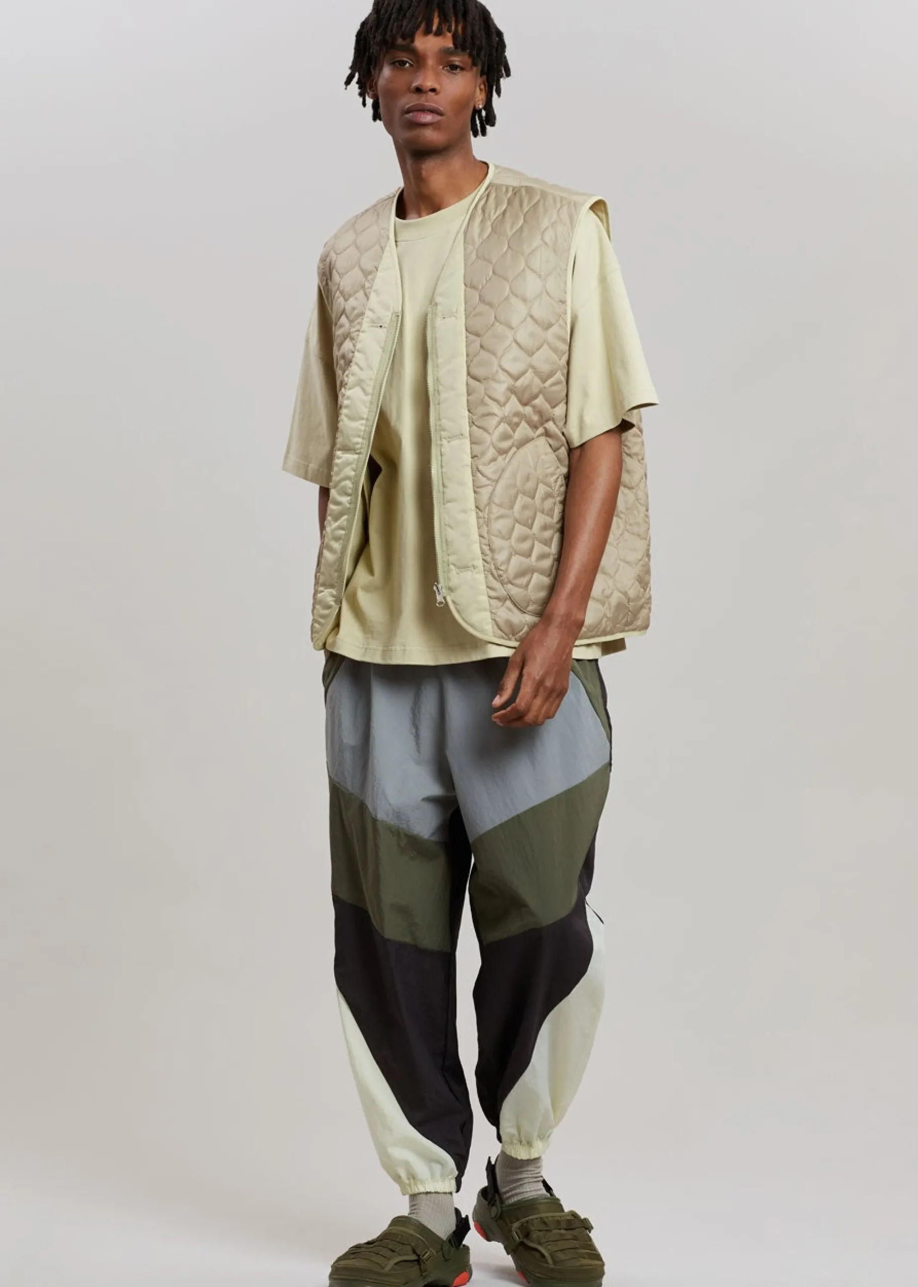 The Frankie Shop Gaby Reversible Vest Mastic New