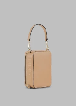 The Frankie Shop Ganni Banner Camera Bag Tan Best