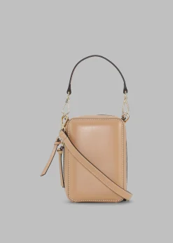 The Frankie Shop Ganni Banner Camera Bag Tan Best