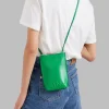 The Frankie Shop Ganni Small Banner Crossbody Bag Kelly Green