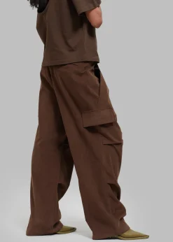 The Frankie Shop Garnett Corduroy Pants Brown Sale