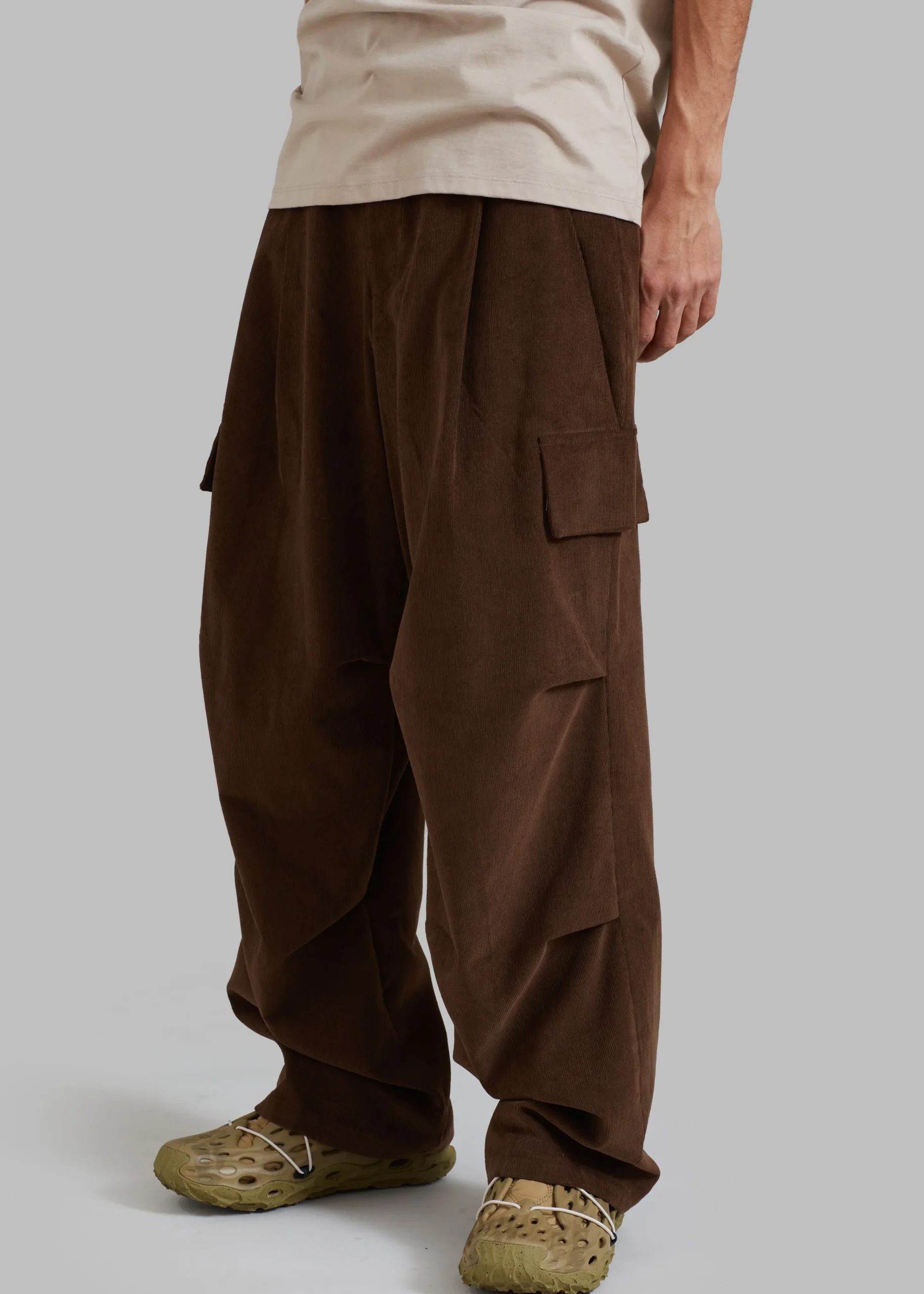 The Frankie Shop Garnett Corduroy Pants Brown Sale
