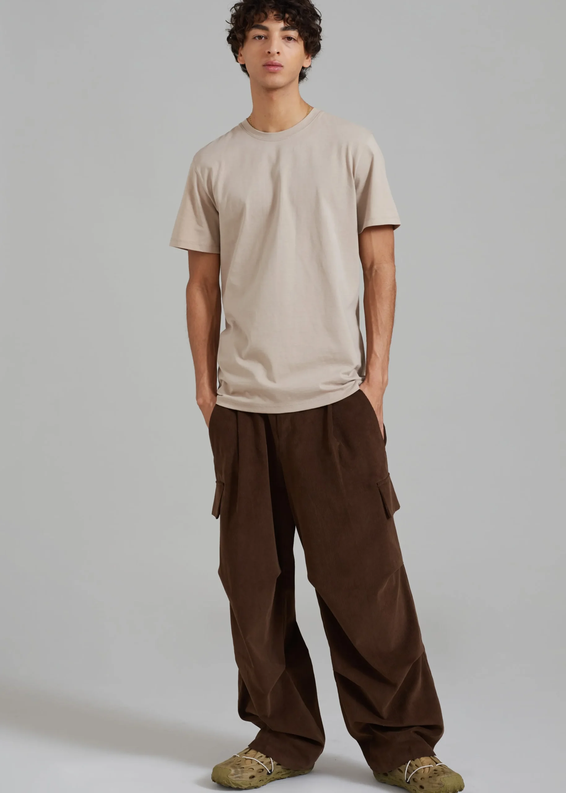 The Frankie Shop Garnett Corduroy Pants Brown Sale
