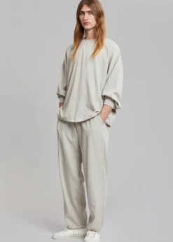 The Frankie Shop Geoff String Sweatshirt Oyster