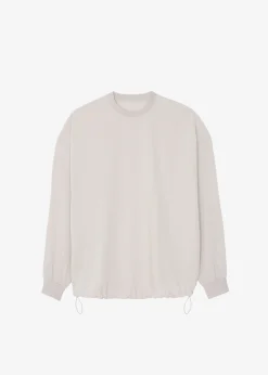 The Frankie Shop Geoff String Sweatshirt Oyster