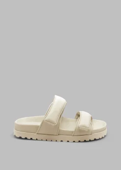 The Frankie Shop Gia Borghini Genderless Perni 11 Nappa Strap Sandal Cream Best