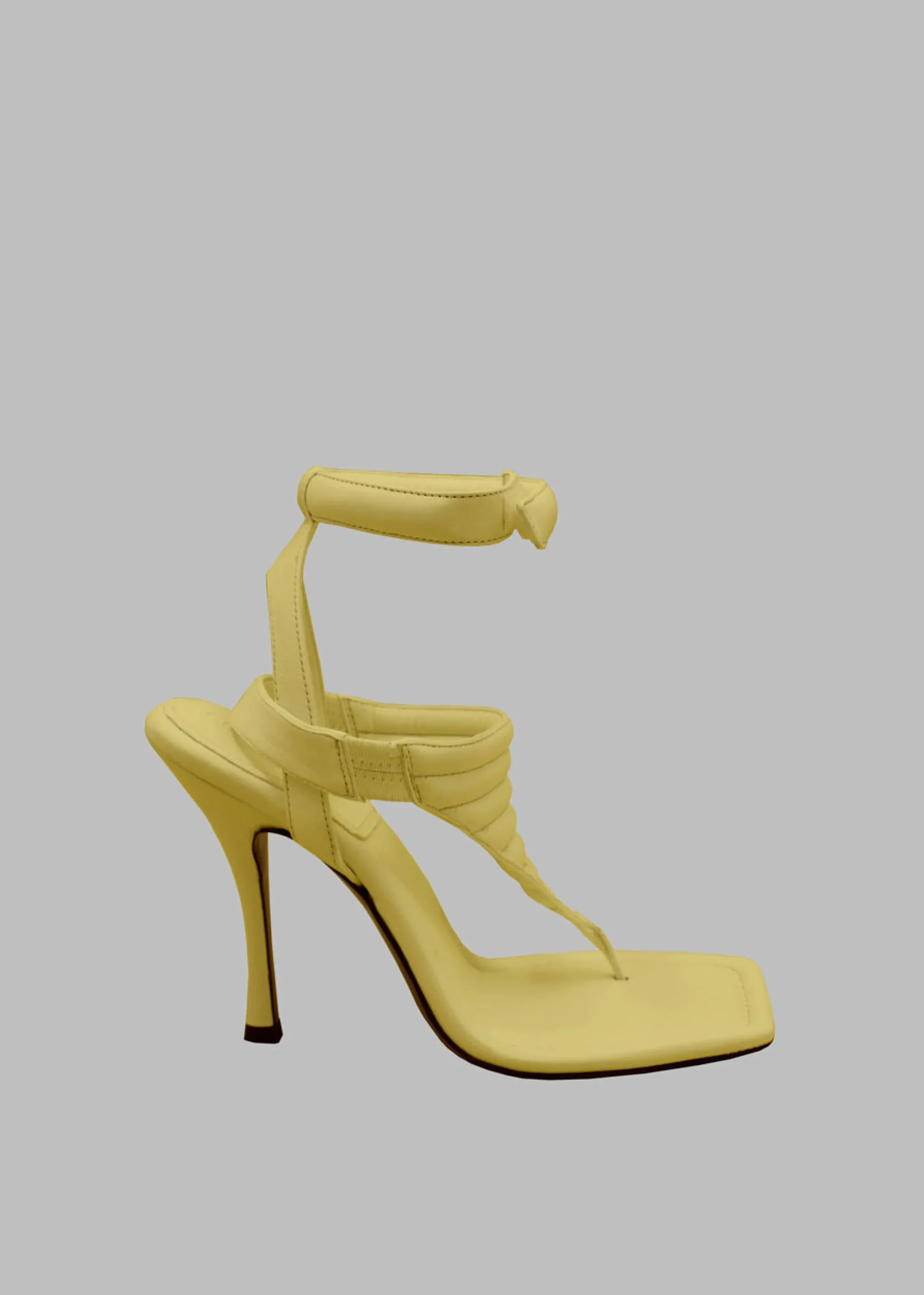 The Frankie Shop Gia Borghini Gia 8 Thong Sandals Butter Yellow Sale