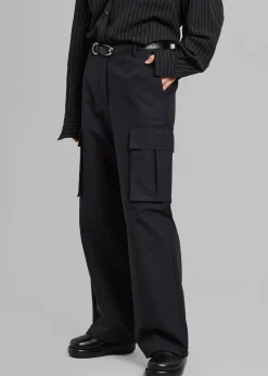 The Frankie Shop Gia Cargo Pants Black Clearance