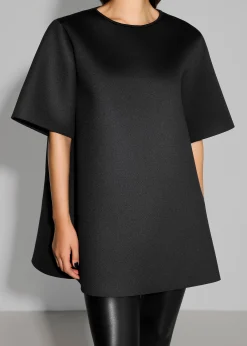 The Frankie Shop Giza Neoprene Mini Dress Black Discount