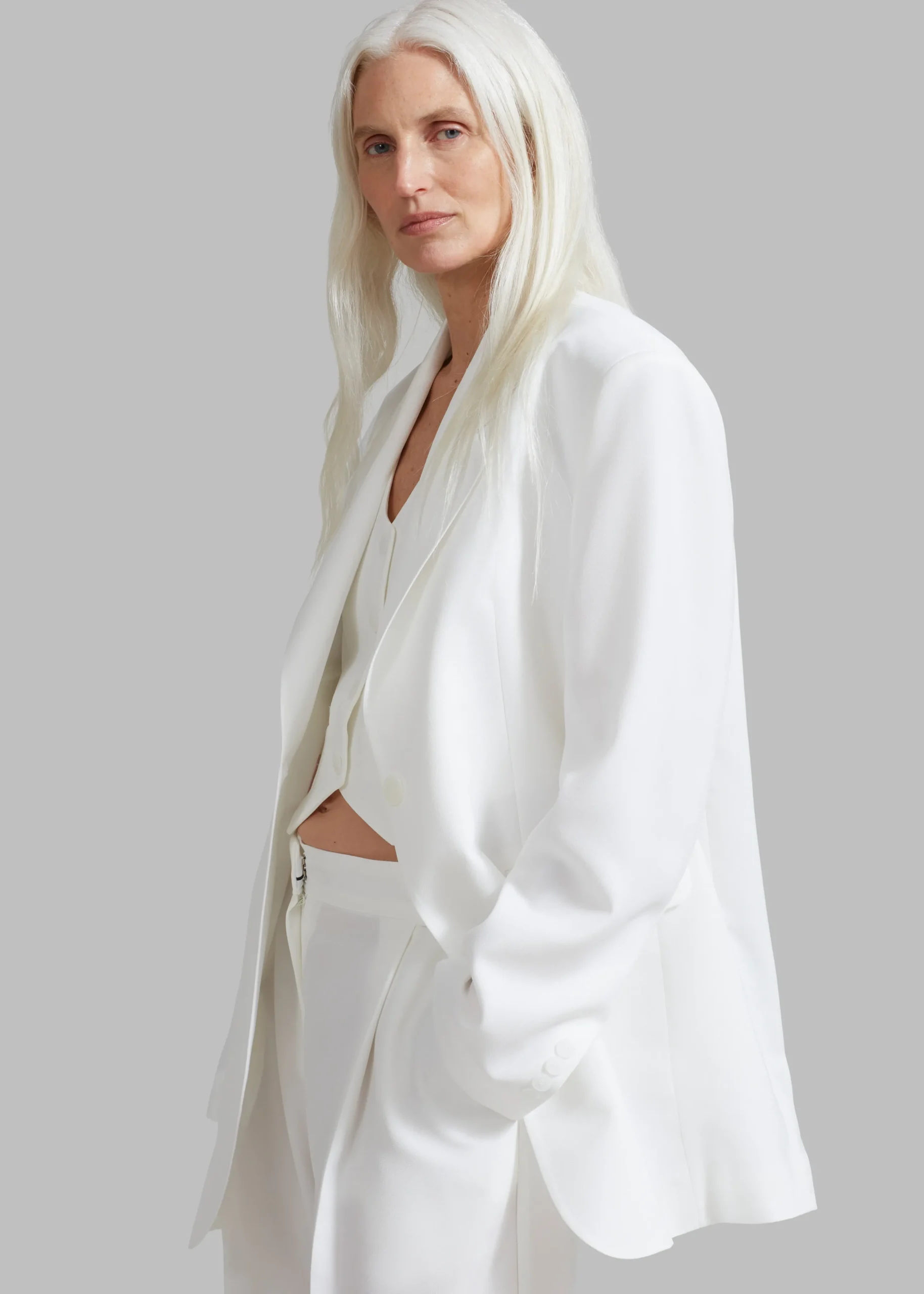 The Frankie Shop Gladys Blazer White Best