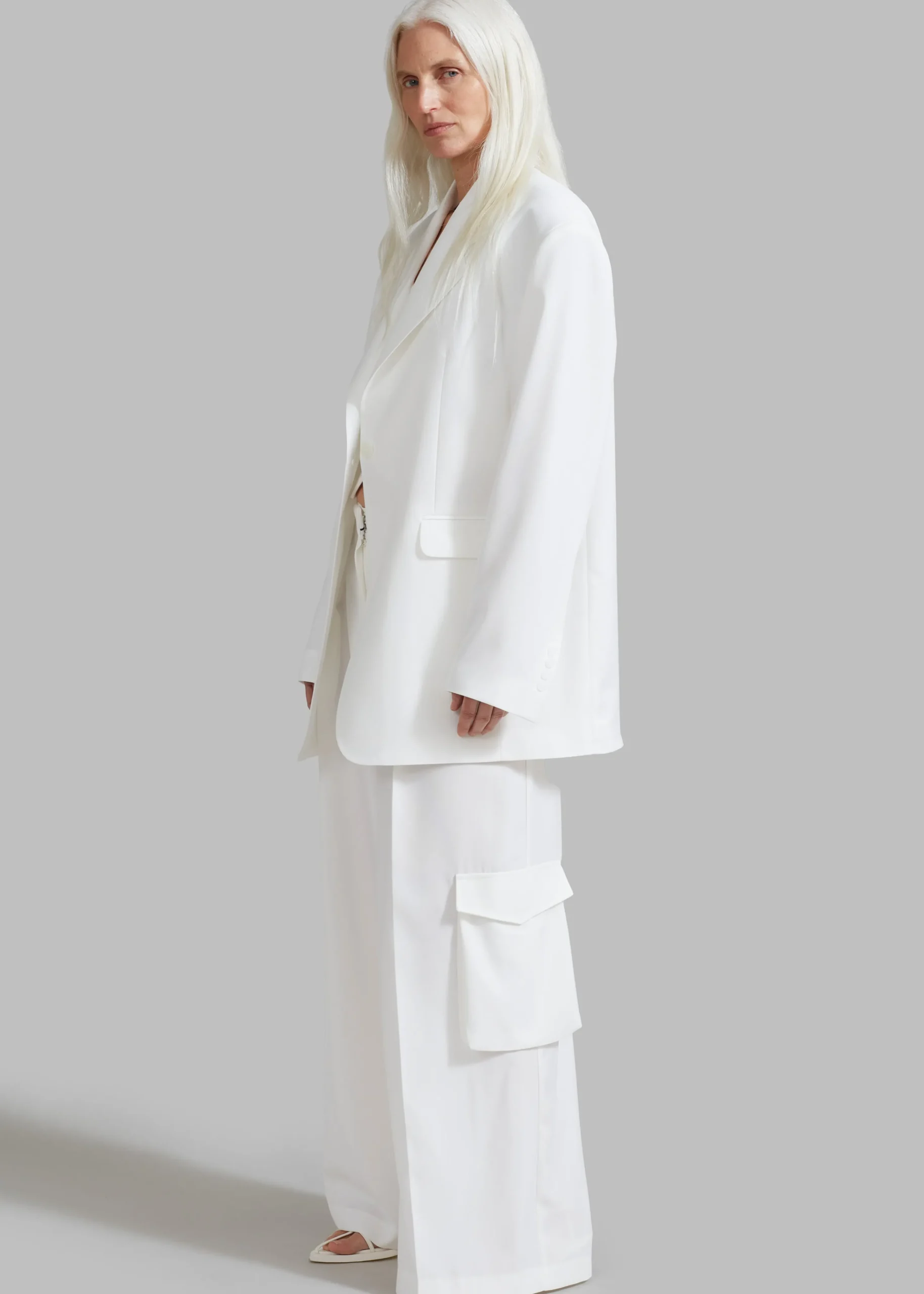 The Frankie Shop Gladys Blazer White Best