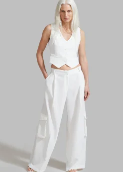 The Frankie Shop Gladys Vest White