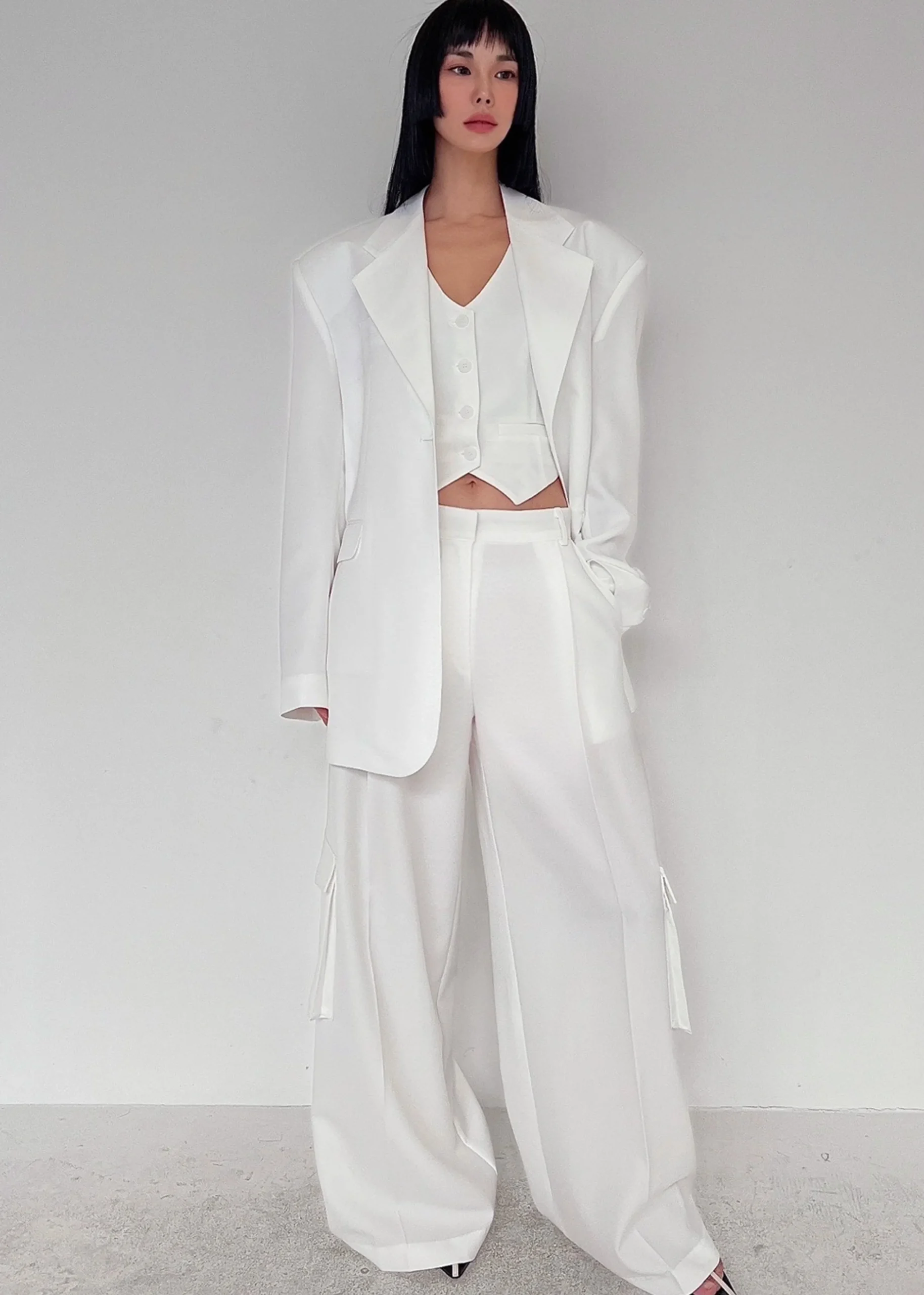 The Frankie Shop Gladys Vest White